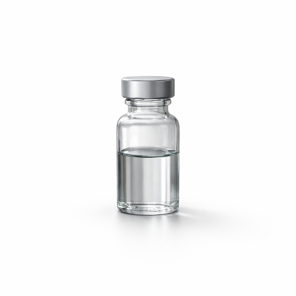 Glass vial representing DigeZyme digestive enzymes