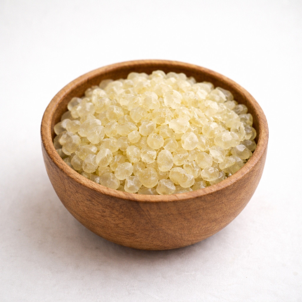Bowl of mastiha resin