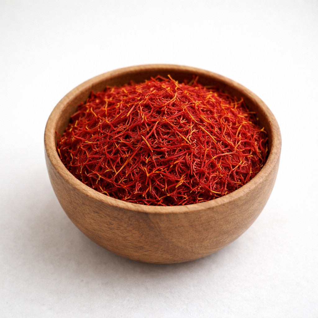 Bowl of saffron threads